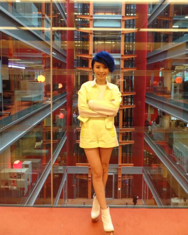 这是黄雅莉第一次赶赴英伦(摄影:肖媛)