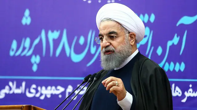 مشاركة الناخبين في الاقتراع - كما يقول روحاني - دليل على أملهم في تحسن الظروف