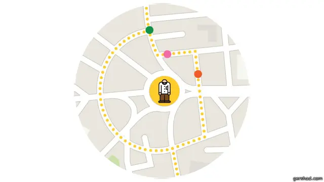 Aplikasi menggunakan data yang dihimpun dari para pengguna. 