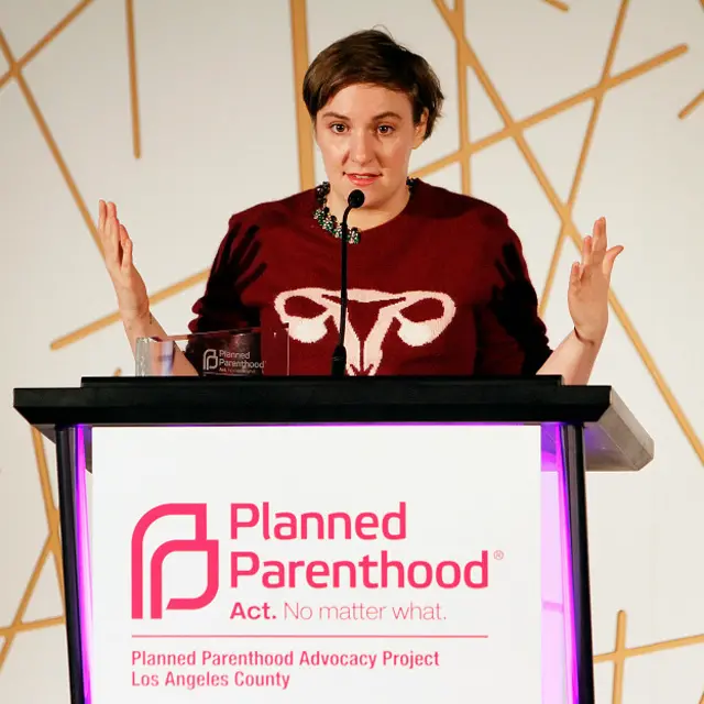 La actriz estadounidense Lena Dunham