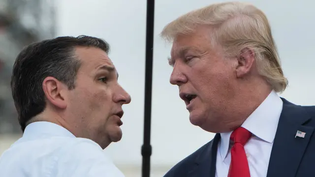 Trump y Cruz