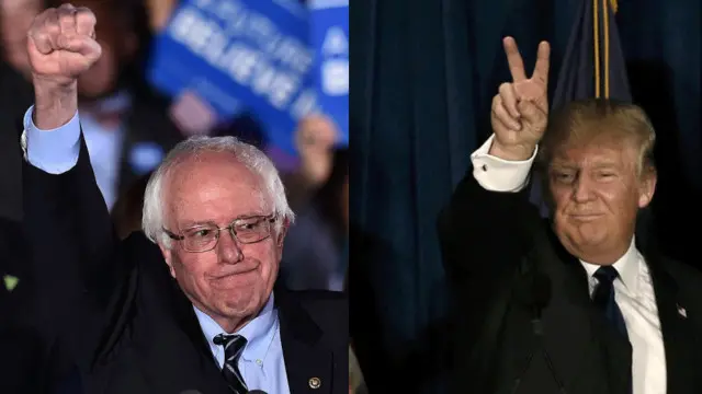 Сандерс і Трамп