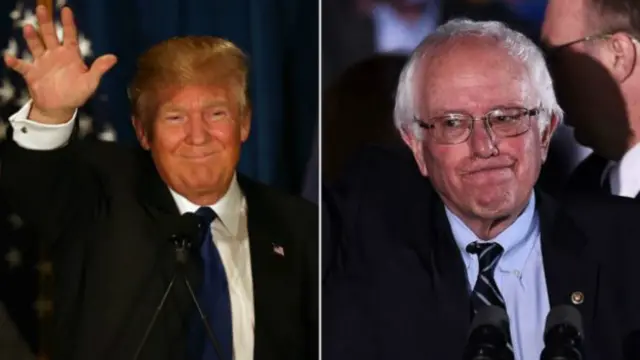 Trump y Sanders