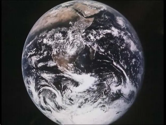 我們的圓形地球(圖片來源：AP)