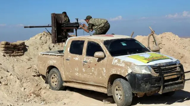 امریکہ شام میں شدت پسند تنظیم دولت اسلامیہ کو شکست دینے کے لیے پی وائی ڈی پر انحصار کر رہا ہے