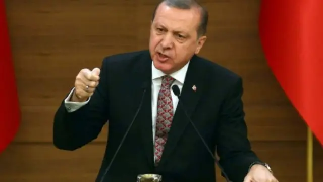 إردوغان يتهم الغرب دوما بعدم التدخل والإطاحة بالرئيس السوري بشار الأسد.