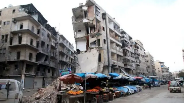 تقول الأمم المتحدة إن 300 ألف شخص قد يعانون من نقص المساعدات الغذائية إذا استمرت قوات الحكومة في تطويق حلب.