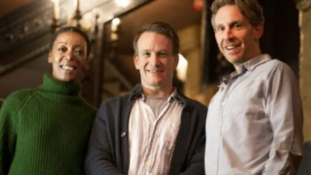 Norma Dumezweni, Jamie Parker y Paul Thornley