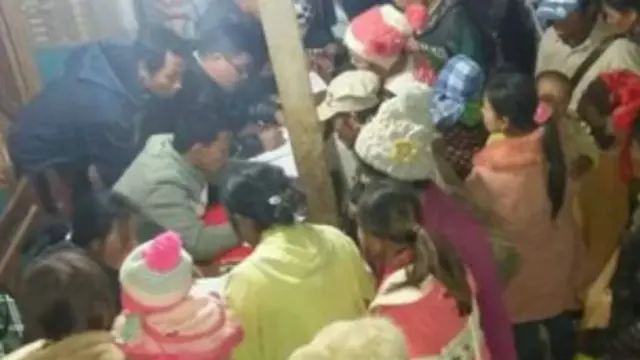 ကျောက်မဲမြို့ပေါ်က ဘုန်းကြီးကျောင်းတွေမှာ ဒုက္ခသည် စခန်းတွေ ဖွင့်လှစ် နေရာချထား