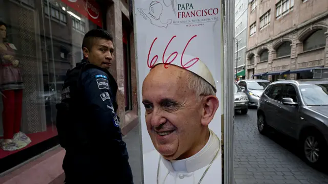 Cartel del Papa Francisco