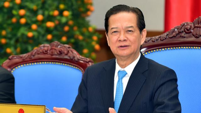 Thủ tướng Nguyễn Tấn Dũng xuất hiện hai tuần trước khi chủ trì phiên họp thường kỳ của Chính phủ