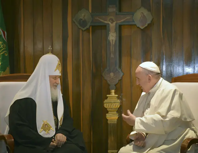 Папа Франциск и патриарх Кирилл