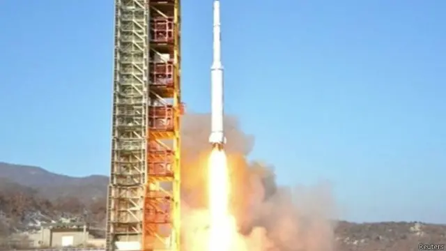 Vụ phóng tên lửa tháng 2/2016 được tường thuật trên truyền hình Bình Nhưỡng