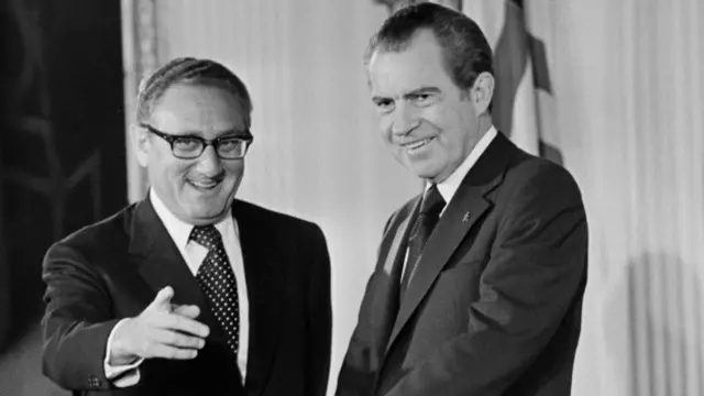 Henry Kissinger y Richard Nixon