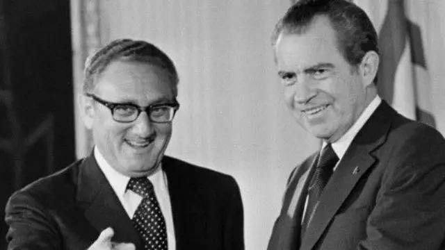 Henry Kissinger y Richard Nixon