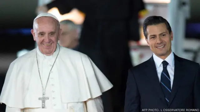 पोप फ्रांसिस और एनरिके पेना निएटो