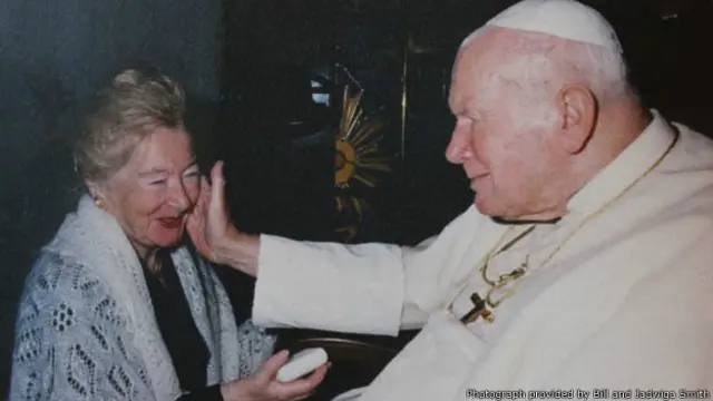  پوپ جان پال دوم کی ویٹیکن میں تیمنیسکا سے ملاقات