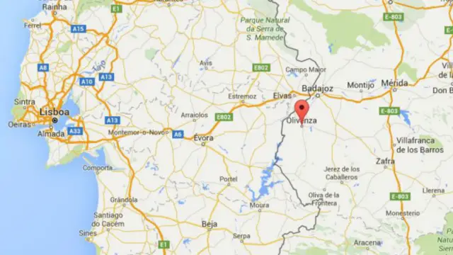 Місто Олівенса і прилегла до нього територія перейшли від Португалії до Іспанії в результаті Бадахоської мирної угоди 1801 року. Та згодом Португалія її денонсувала і вимагає повернути Олівенсу