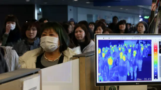 Женщины в защитных масках