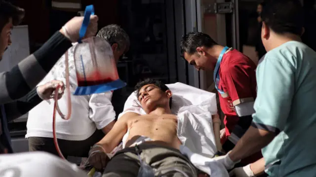 Раненые в Алеппо