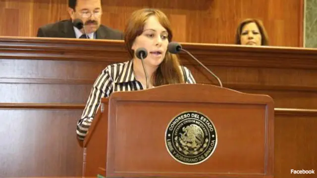 Imagen de la diputada Lucero Sánchez tomada de su página de Facebook