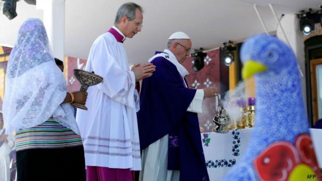 Papa Francisco en Chiapas, México