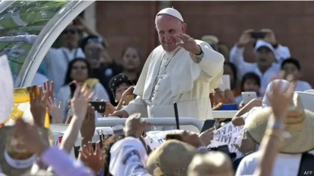 Dalam sambutannya di Negara Bagian Chiapas, pada Senin, Paus Fransiskus memberikan perhatian khusus kepada penderitaan masyarakat adat.