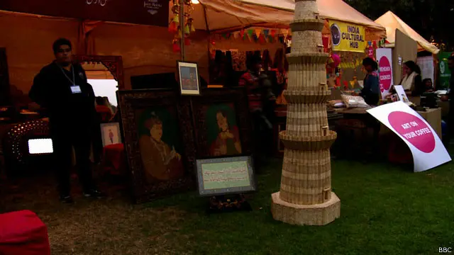 اردو کی تہذیبی ثقافت کی بھی جھلک وہاں نظر آئی