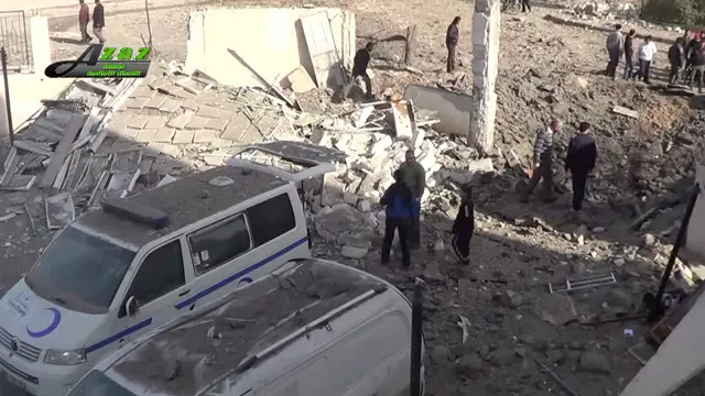 عدد من المستشفيات في شمال سوريا تعرض للقصف في غارات جوية