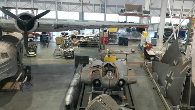 Единственный уцелевший опытный образец Ho 229 сейчас восстанавливают до музейного состояния