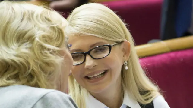 Юлія Тимошенко у день звіту уряду розпустила косу