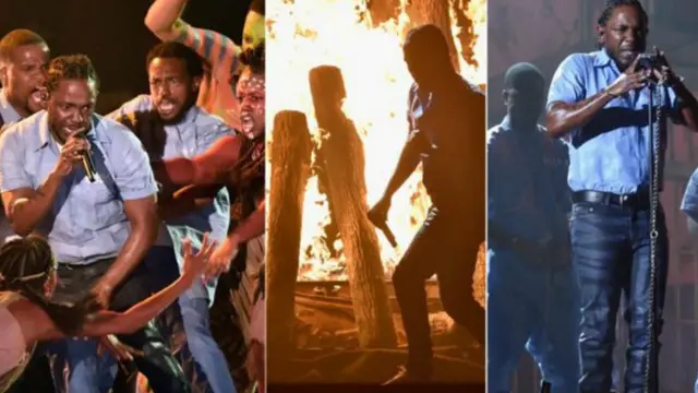 حصد الأمريكي كيندريك لامار خمس جوائز غرامي.