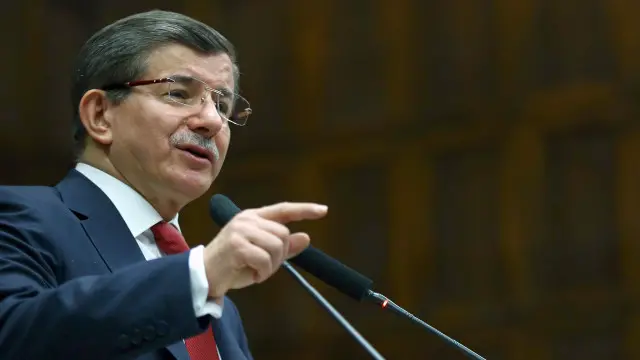 أدلى داوود اوغلو بالتصريحات خلال زيارة له في أوكرانيا