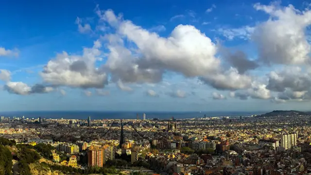 Одна из панорам прекрасной Барселоны