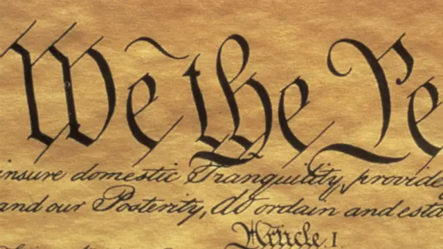 Первая страница Конституции США