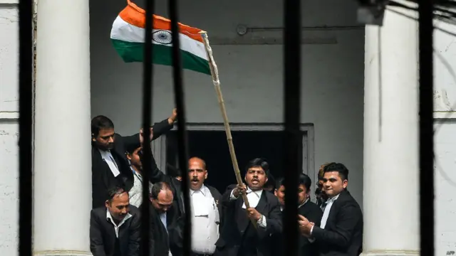 पटियाला हाउस कोर्ट में हंगामा