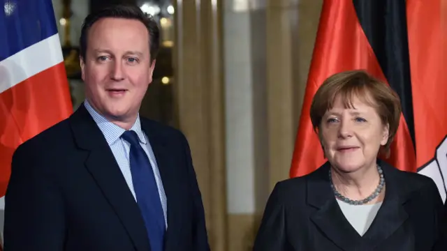 Кэмерон и Меркель