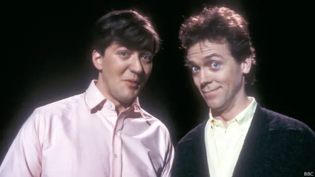 Фрай и Лори в 1987 году