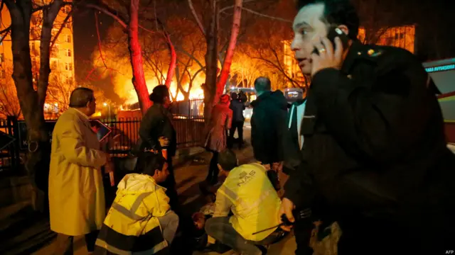 عینی شاہدین کا کہنا ہے کہ دھماکے کی آواز پورے شہر میں سنی گئی اور دھویں کے بادل بھی آسمان پر دیکھے گئے۔