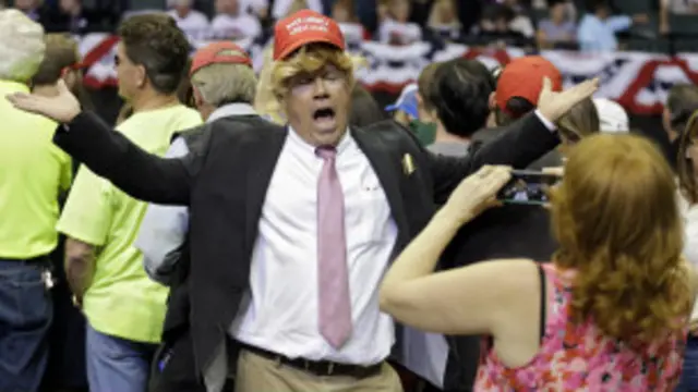 Un imitador de Trump