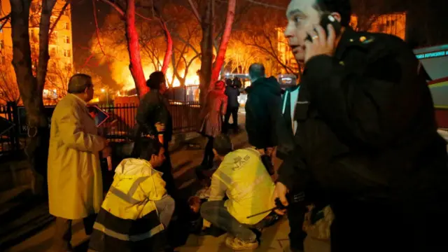 شاهدان عینی انفجار را بسیار شدید توصیف کرده‌اند