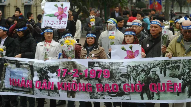 Cảnh diễn ra ở Hà Nội ngày 17/2/2016