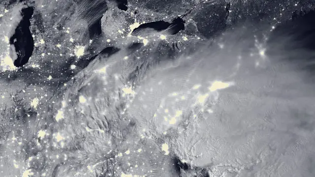 После метели Восточное побережье США оказалось под толстым слоем снега