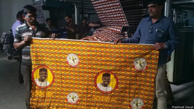 अफ़्रीकी चुनाव के लिए साड़ी