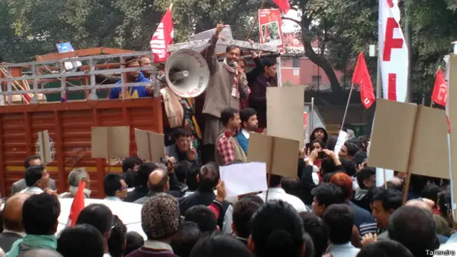 छात्रों का मार्च