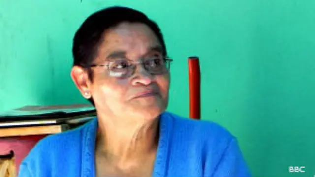 Guadalupe González, vecina de Iztapalapa, México