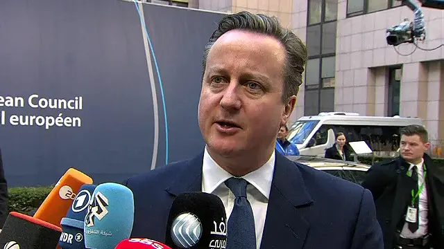 كاميرون يحذر من أن مغادرة بريطانيا الاتحاد الأوروبي ستكون "قفزة في الظلام".