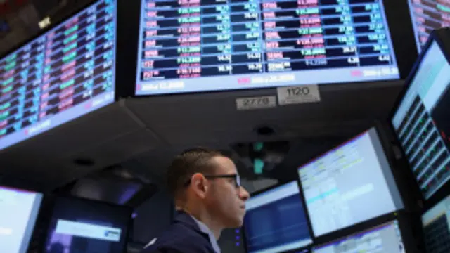 Un broker en Wall Street