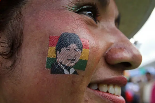 Seguidora de Evo Morales