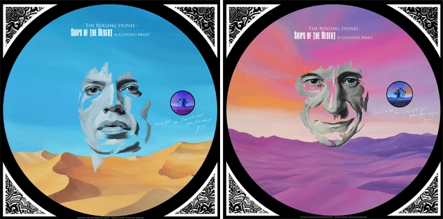 Mick Jagger y Ron Wood, por Gustavo Masó